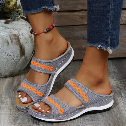 RosenauShoes™ - Orthopädische Sandalen aus Leder zur Unterstützung des Fußgewölbes