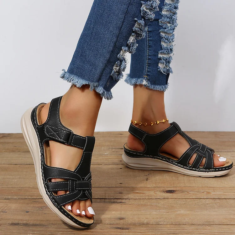 Rosenau™ | Orthopädische Ledersandalen im Vintage-Stil